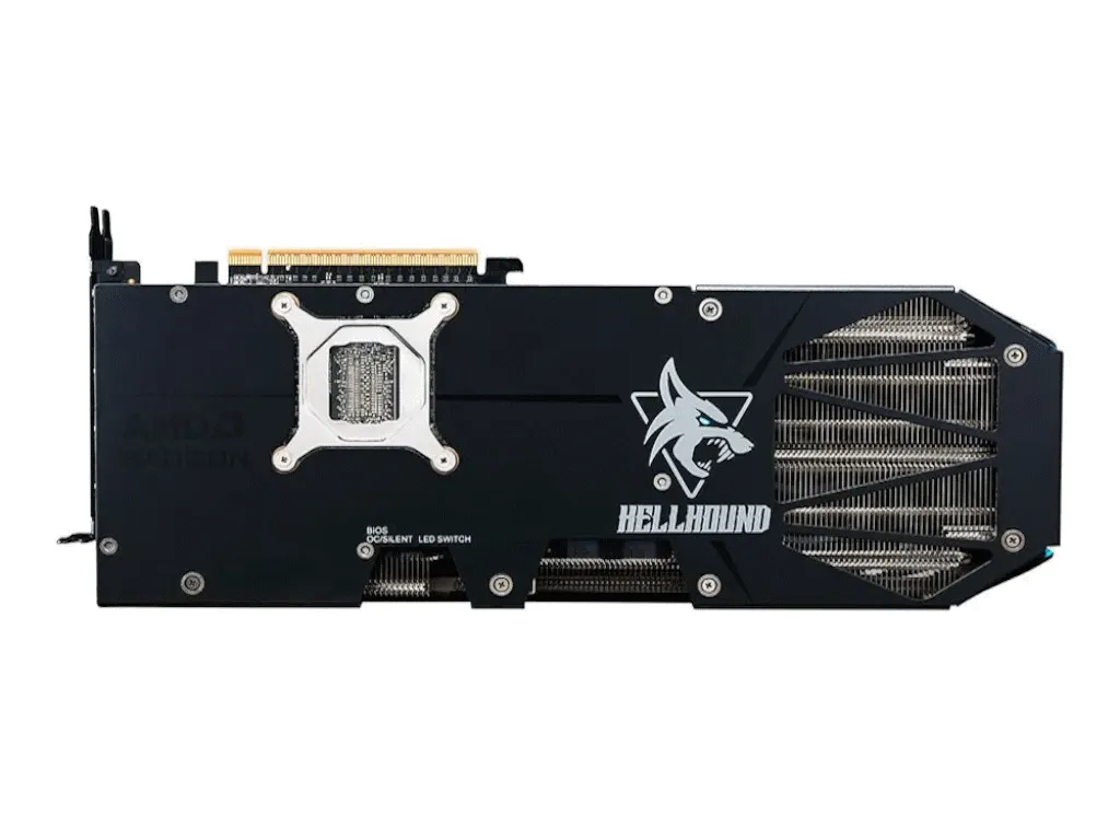 Power Color Graficka karta POWER COLOR Hellhound RX9070 16G-L/OC AMD/16GB/GDDR6/256bit/crna Slika 1